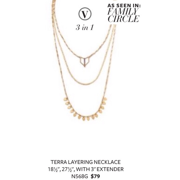 Stella & Dot | New Gold Layered 7-in-1 Layered Terra Gold Necklace - Picture 8 of 8